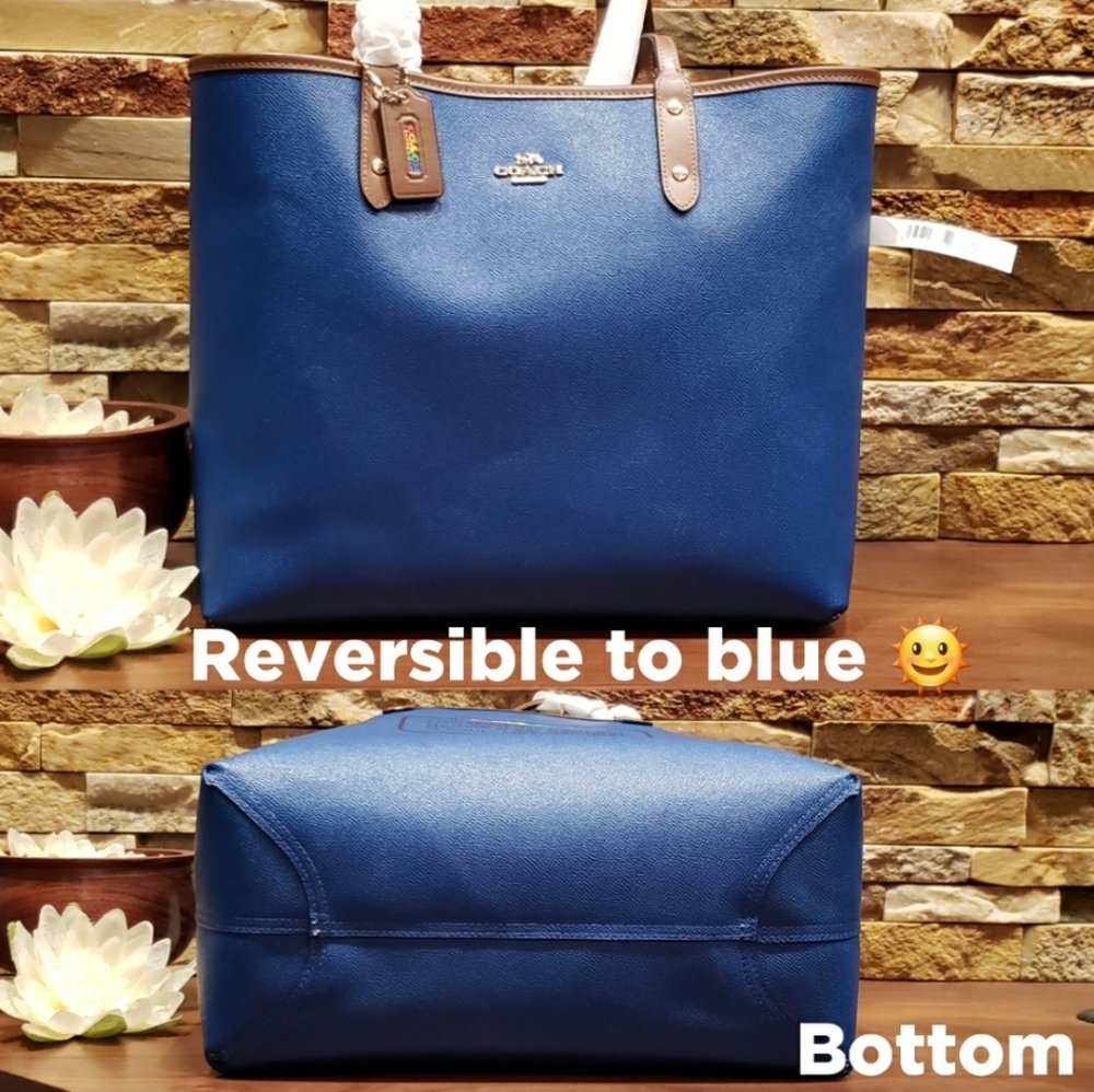 **SALE** NEW Coach Reversible Tote & ID Lanyard 🌈 - Picture 7 of 14